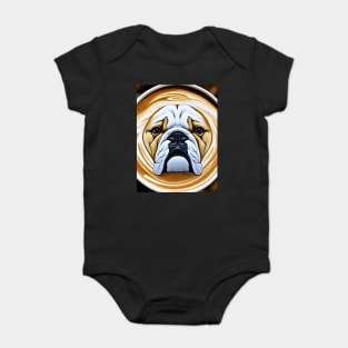 dog latte cup Baby Bodysuit